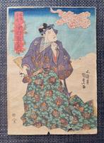 Originele houtsnede - Shosagoto no uchi: Nakamura Utaemon -