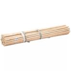 Silverline Houten bezemstelen - 122 cm - Ø 24 mm - 50 stu.., Ophalen of Verzenden, Nieuw