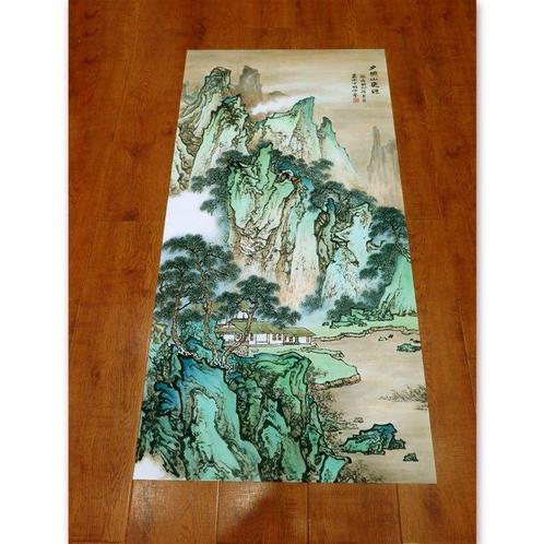 Chai Rui (1975) - Green Peaks at Sunset, Antiek en Kunst, Kunst | Schilderijen | Modern