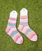 Handgebreide sokken van landlust met geëlimineerd motief, Ophalen of Verzenden, Nieuw