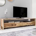 *WOONWINKEL* Boomstam Tv-meubel Met Lades 190 Cm, Huis en Inrichting, Kasten | Televisiemeubels, Verzenden, Nieuw