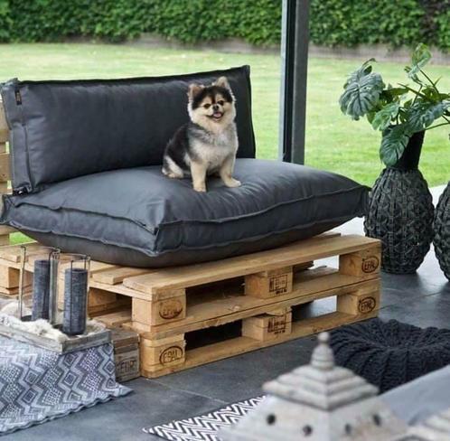 Palletkussen palletbed palletmeubel palletkussen europallets, Tuin en Terras, Tuinsets en Loungesets, Loungeset, Nieuw, Overige materialen
