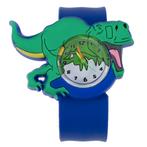Fako® - Kinderhorloge - Slap On Mini - Dinosaurus -, Sieraden, Tassen en Uiterlijk, Horloges | Kinderen, Nieuw, Verzenden