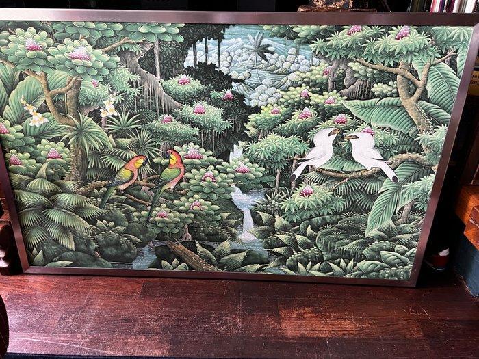 Jalak Bali - danaswari paintings - Eind 20e eeuw, Antiek en Kunst, Kunst | Niet-Westerse kunst