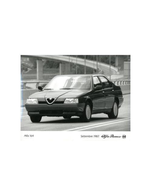 1987 ALFA ROMEO 164 PERSFOTO, Boeken, Auto's | Folders en Tijdschriften, Alfa Romeo