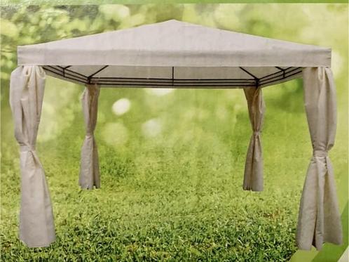 Veiling - Partytent met gordijnen 300x300x260cm, Tuin en Terras, Partytenten