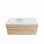 MONDIAZ VICA-DLUX 110cm badmeubel onderkast Washed Oak 2, Ophalen of Verzenden, Nieuw, Bad
