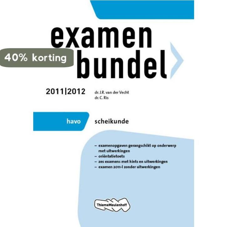 Examenbundel 2011/2012 / Havo Scheikunde / Examenkatern, Boeken, Schoolboeken, Zo goed als nieuw, Verzenden