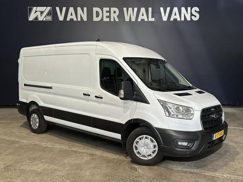 Ford Transit 2.0 TDCI 131pk L3H2 Euro6 Airco | Navigatie |, Auto's, Bestelauto's, Handgeschakeld, Diesel, Wit, Ford, Gebruikt