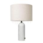 Gubi Gravity Tafellamp, lampenkap linnen/voet marmer wit - 6, Huis en Inrichting, Lampen | Tafellampen, Verzenden, Nieuw