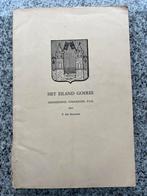 Het eiland Goeree, Verzenden, F. Den Eenzamen, 20e eeuw of later, Gelezen