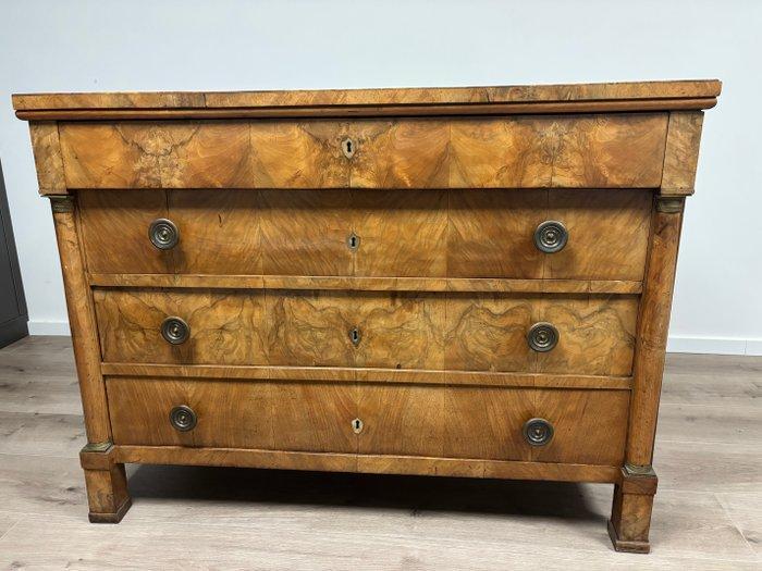 Ladekast - commode Empire - Walnoot, Antiek en Kunst, Antiek | Overige Antiek