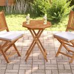 vidaXL Tafelblad achthoekig 60x60x2,5 cm massief teakhout, Huis en Inrichting, Tafels | Eettafels, Verzenden, Nieuw