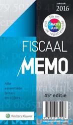 Fiscaal Memo januari 2016 9789013135107 Eikelboom & de Bondt, Boeken, Verzenden, Gelezen, Eikelboom & de Bondt