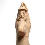 Parthisch Terracotta Paard en ruiter beeldje (Zonder
