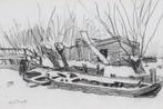 Willem Hendrik van der Nat (1864–1929) - Boten en knotwilgen