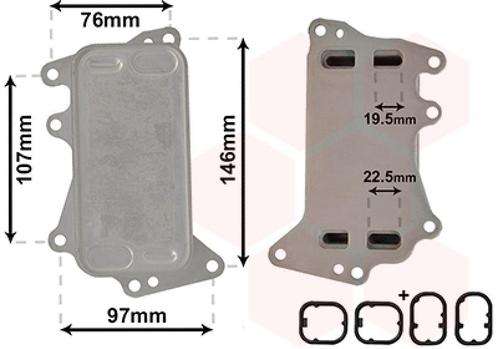 OLIEKOELER VOOR BMW 1 F20/F21 2011-2015 11428507627, Auto diversen, Auto-accessoires, Nieuw, Ophalen of Verzenden