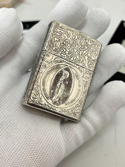 Zippo - Zonder Minimumprijs - Aansteker - Witte koper, Verzamelen, Rookartikelen, Aanstekers en Luciferdoosjes