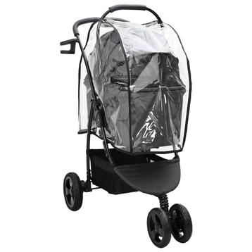 vidaXL Opvouwbare Huisdierenwagen Zwart 78 x 54 x 101 cm beschikbaar voor biedingen