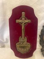 Christelijke voorwerpen (5) - brons en hout - 1900-1910, Antiek en Kunst
