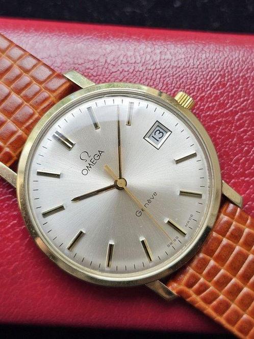 Omega - Genève 14K GOLD - 1181 - Heren - 1972, Sieraden, Tassen en Uiterlijk, Horloges | Heren