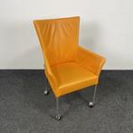 Vervoort Verrijdbare Stoel - Oranje, Huis en Inrichting, Stoelen, Ophalen of Verzenden, Gebruikt