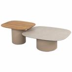 Taste by 4 Seasons Demi loungetafels 50x60 en 70x80 cm latte, Tuin en Terras, Tuinsets en Loungesets, Verzenden, Nieuw