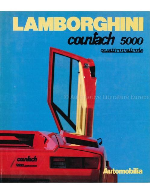 LAMBORGHINI COUNTACH 5000 QUATTROVALVOLE, Boeken, Auto's | Boeken