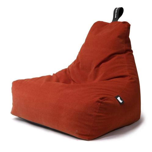 B-Bag Mighty-B Indoor Zitzak Suede - Rust, Huis en Inrichting, Zitzakken, Verzenden