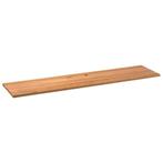 vidaXL Tafelblad rechthoekig 320x80x4,2cm massief eikenhout, Huis en Inrichting, Tafels | Eettafels, Verzenden, Nieuw