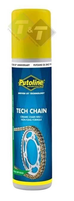 Kettingspray, Tech Chain, 75 Ml, Putoline, Doe-het-zelf en Verbouw, Verf, Beits en Lak, Nieuw, Ophalen of Verzenden
