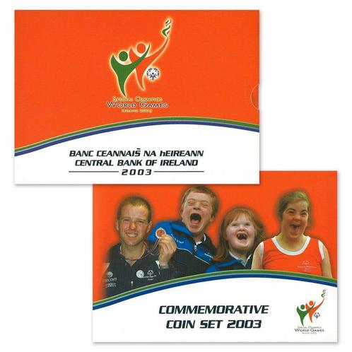 Ierland BU Set Special Olympics 2003 met 5 euro, Postzegels en Munten, Munten | Nederland, Verzenden