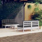 vidaXL 5-delige Loungeset met antracietkleurige kussens, Tuin en Terras, Verzenden, Nieuw, Loungeset