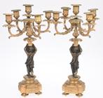 Kandelaber - Verguld brons, Antiek en Kunst