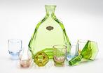 Art Deco Marked Multicolor EB Iser Kristall  Faceted