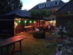 Easy up partytent huren Zwart 4,5x3of 6x3 compleet ingericht