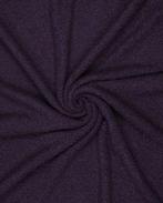 Teddy Bouclé Polyester Paars, Nieuw, Paars