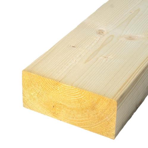 Vuren Balk Geschaafd 100x225, Doe-het-zelf en Verbouw, Hout en Planken, Vuren, 300 cm of meer, 50 mm of meer, Nieuw, Balk, Ophalen of Verzenden
