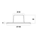 Vloerbevestiging Opbouw voor Lagun Tafelpoten, Watersport en Boten, Ophalen of Verzenden, Nieuw