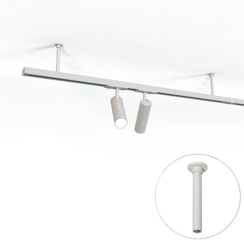 Ophanging rail wit 10,6cm 1-fase - Iconic, Huis en Inrichting, Lampen | Spots, Nieuw