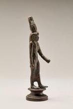 Oude Egypte, late periode Zeldzame bronzen beeldhouwwerk van, Verzamelen