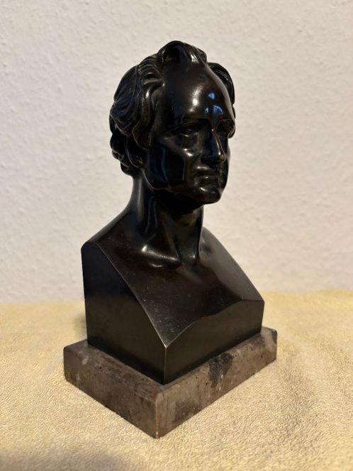 D. DF Giesserei - sculptuur, Wolfgang Goethe - 17 cm - Brons, Antiek en Kunst, Antiek | Keramiek en Aardewerk