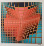 Victor Vasarely (1906-1997) - Composition colorée signée