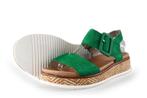 Rieker Sandalen in maat 39 Groen | 10% extra korting, Verzenden, Sandalen of Muiltjes, Zo goed als nieuw, Groen