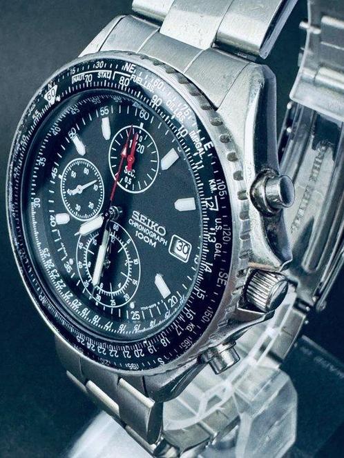 Seiko - Chronograph - Zonder Minimumprijs - 7T92-0CF0 -, Sieraden, Tassen en Uiterlijk, Horloges | Antiek