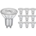Voordeelpak LED Spot - GU10 PAR16 - 10 Pack - Velvalux - 6W, Huis en Inrichting, Lampen | Spots, Nieuw, Plafondspot of Wandspot
