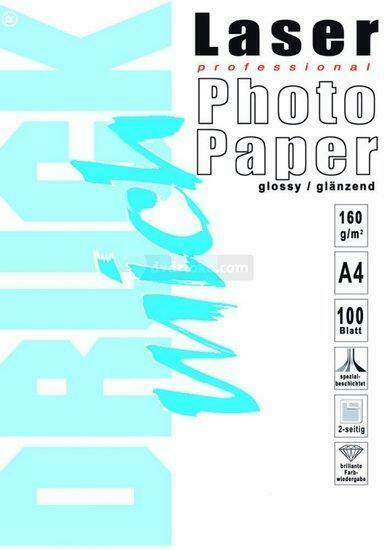 Fotopapier voor laser printer A4 160g/m glans 100 vel, Computers en Software, Overige Computers en Software, Verzenden