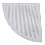 StayPut - Anti-slip douchemat hoek - wit - Waterdoorlatend -, Ophalen of Verzenden, Nieuw