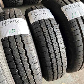 2 x Hankook 175-80-13 C Zomerbanden 9mm beschikbaar voor biedingen