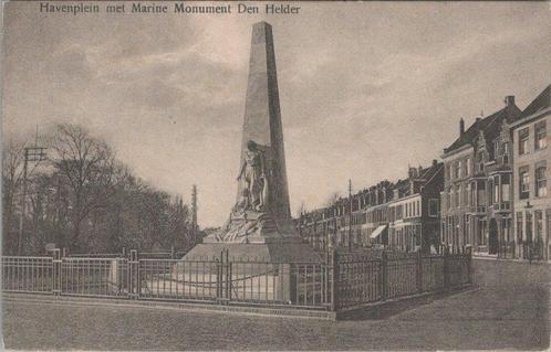 DEN HELDER - Havenplein met Marine Monument, Verzamelen, Ansichtkaarten | Nederland, Verzenden